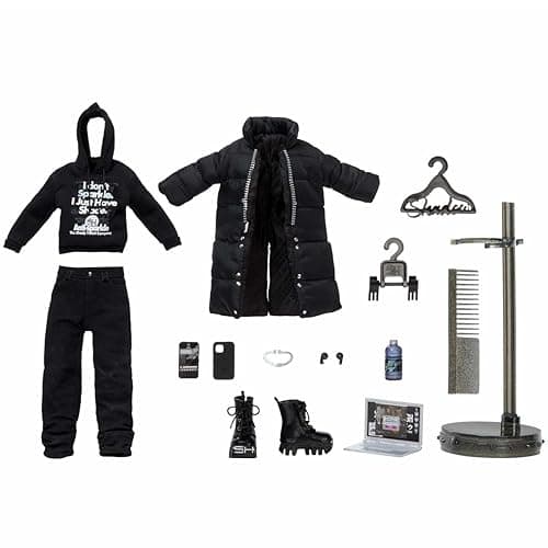 Rainbow High Shadow High Rexx McQueen- Black Color Fashion Doll. Fashionable Outfit & 10+ Colorful Play Accessories. Great Gift for Kids 4-12 Years Old & Collectors thumbnail 6