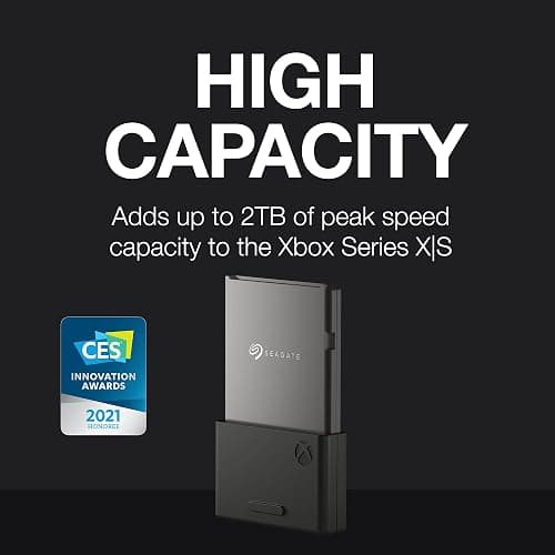 Seagate Storage Expansion Card 2TB Solid State Drive - NVMe SSD for Xbox Series X|S, Quick Resume, Plug & Play, Licensed (STJR2000400) Black thumbnail 6