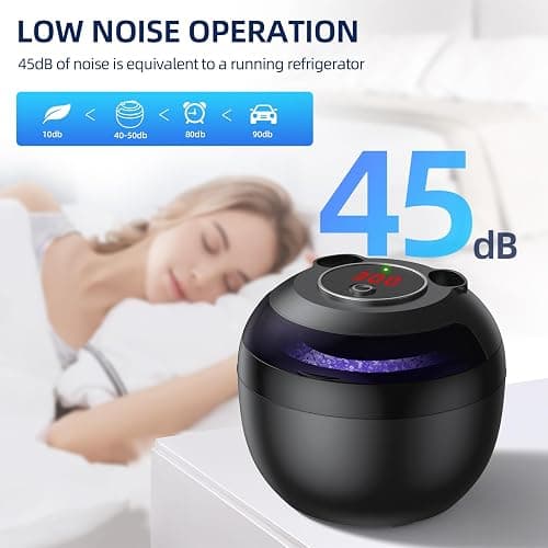 Retainer Cleaner, 45kHz Ultrasonic Retainer Cleaner Machine with 200ML Capacity & 4 Modes for Dentures, Aligners, Mouthguards, Retainers, Jewelry and Oral Appliances thumbnail 8