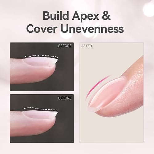 Born Pretty Builder Gel for Nails,8-in-1 Cover Pink Builder Nail Gel | for Nail Apex and Gel Extension Strengthener,Nail GLue Gels Hard Gels Base Rhinestone Nail Glue Gel in a Bottle 15ml thumbnail 3
