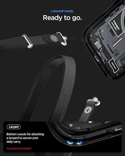 Spigen Ultra Hybrid MagFit Direct Digital Printing Case for iPhone 17 [Custom Design][Compatible with Magsafe] - Zero One Black thumbnail 8