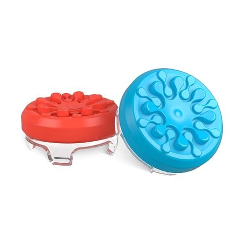 KontrolFreeek Splash for Nintendo Switch Pro Controller | Performance Thumbsticks | Concave | Blue/Red thumbnail 5