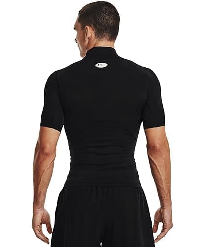 Under Armour Mens HeatGear Armour Comp Mock Short Sleeve T-Shirt thumbnail 4