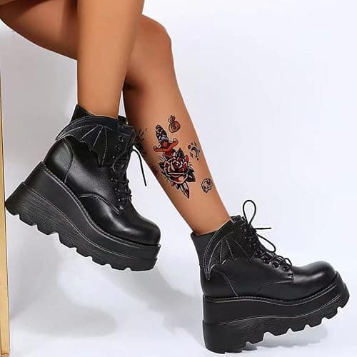 Ulalaza Women Mary Jane Dress Pumps Lolita Shoes Cute Platform Gothic Double Ankle Strap Round Toe Chunky Heel Uniform Pumps Shoes Perfect for School Party Business Work Dance Date Night Club thumbnail 2
