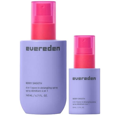 Evereden Kids Detangler & Mini Spray Set: 4-in-1 Leave-In Hair Spray Set | Detangle, & Support Any Hair Type | Travel-Ready | Clean & Vegan Kids Curly Hair Products | One for Home & One To-Go - Image 1