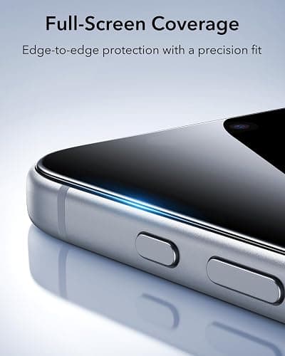 ESR 3 Pack for iPhone 17 Pro Max Privacy Screen Protector, Classic | Easy One-Pull Installation, 2X Impact Absorption, Anti-Spy, Full-Coverage Protection, UltraFit Tray, 9H Tempered Glass thumbnail 8
