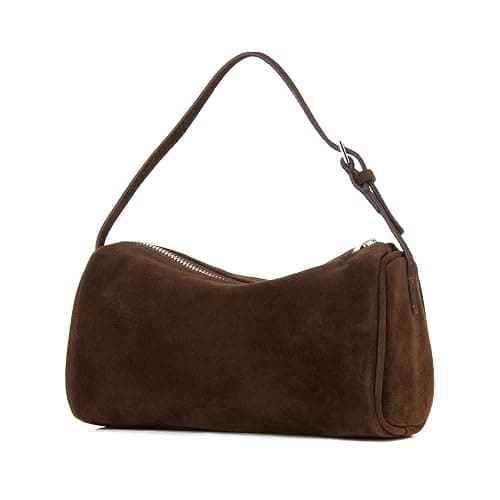 DONNAIN Premium Suede Leather Crossbody Purses for Women, Small Shoulder Bag with Adjustable Strap and Crossbody Hobo Bag - Image 1