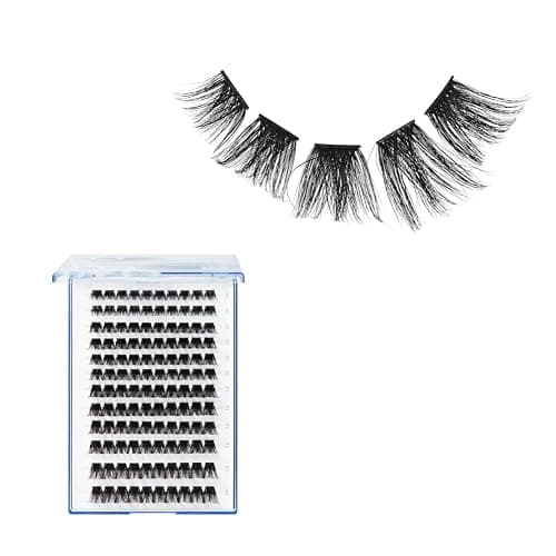Broadway Lash Clusters, 9-16mm 120pcs Assorted False Eyelashes, Customizable DIY Individual Lash Extensions for Beginners, Lightweight & Comfortable Wide Band, Great for Everyday Glam & Volume - Image 1