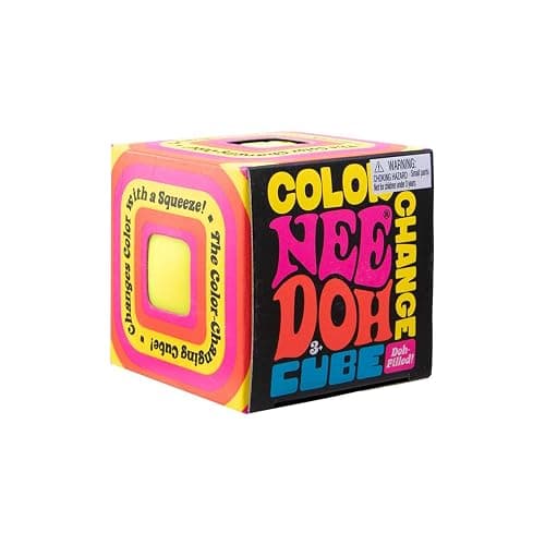 Schylling Needoh Color Change Cube - Sensory Squeeze Toy - Colors May Vary thumbnail 3