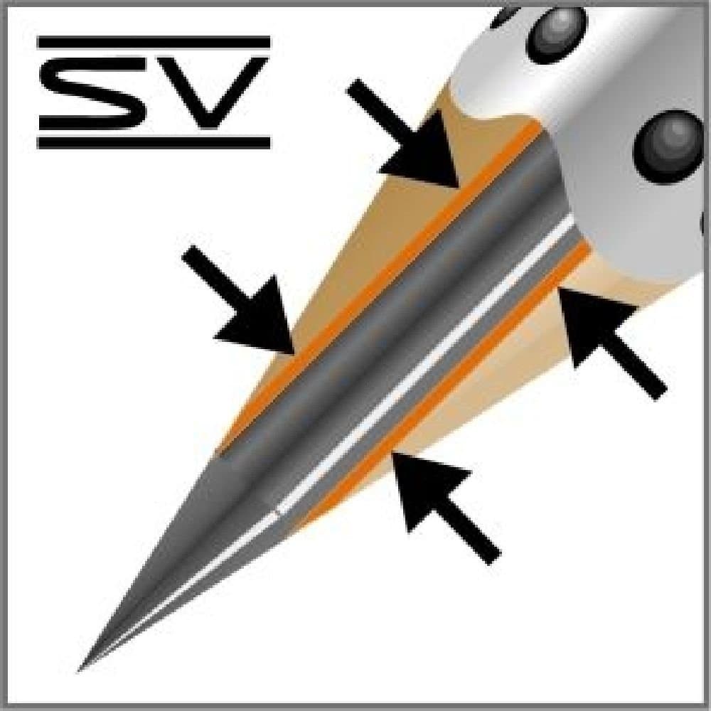 Faber-Castell 117697 - 10 Pencils GRIP 2001, Hardness Grade: HB, Shaft Colour: Silver thumbnail 2