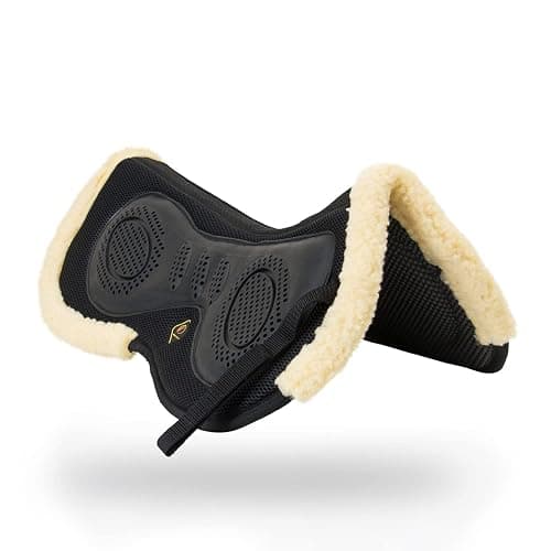 Kavallerie 3D Air-Mesh Half Pad, Impact Protection & Therapeutic Gel Padding English Saddle for Maximum Support and Stability, Best for Horses Under Saddle, Dressage, Jumping & Training - Image 1