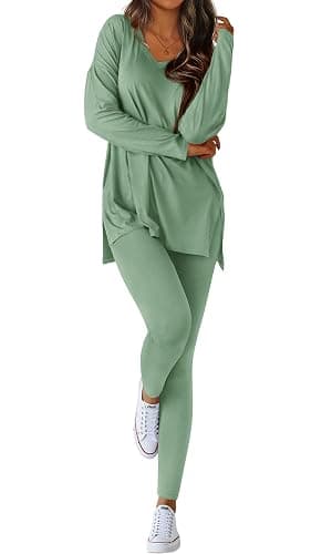 BTFBM Two Piece Sets for Women 2025 Casual Lounge Set Matching Oversized Shirts Leggings Workout Airport Travel Outfits - Image 1