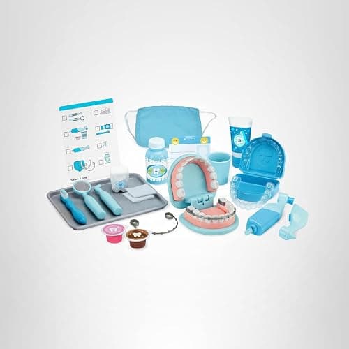 Melissa & Doug Super Smile Dentist Play Set, 25-Piece Dentist Kit with Oversized Teeth, Large Tools & Accessories, Kids Toys for Girls & Boys 3+ thumbnail 10