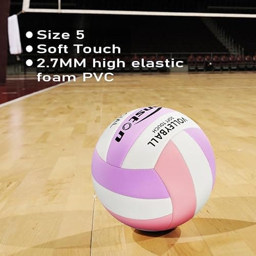 Senston Volleyball Official Size 5 - Waterproof Indoor/Outdoor Soft Volleyball for Kids Youth Adults,Beach Play, Game,Gym,Training thumbnail 3