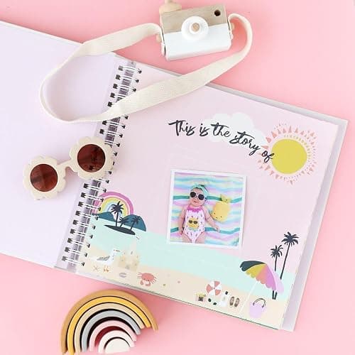Lucy Darling The Little Years Toddler Baby Memory Book - Ages 1 to 6 Years Old Album For Baby Girl - Milestone Scrapbook To Record Precious Memories - Keepsake Record Book thumbnail 2
