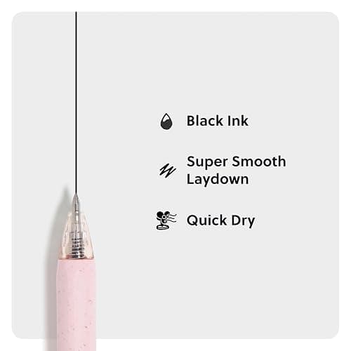 U Brands U-Eco Recycled Gel Click Pens, Set of 12, Pastel Speckle, Medium (0.7 mm) Point, Black Ink thumbnail 5