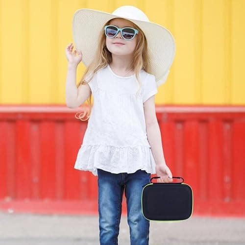 Hikkon Camera Case Compatible for ESOXOFFORE/Upgrade/Dylanto/Yehtta/HiMont/CAMCLID Kids Instant Print Camera Toy,Portable Digital Camera Storage Holder Organizer Bag (Case Only) - Black thumbnail 2