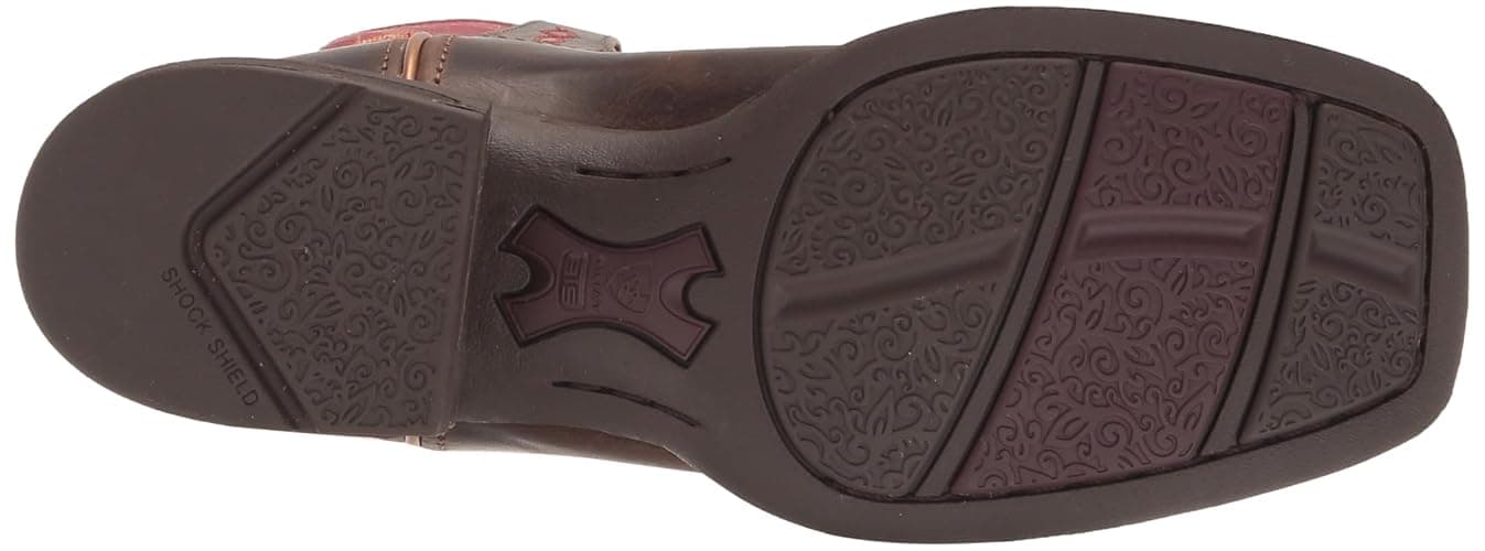 ARIAT Women's West Bound Western Boot - 7 - Sable/Heart Throb Red thumbnail 4