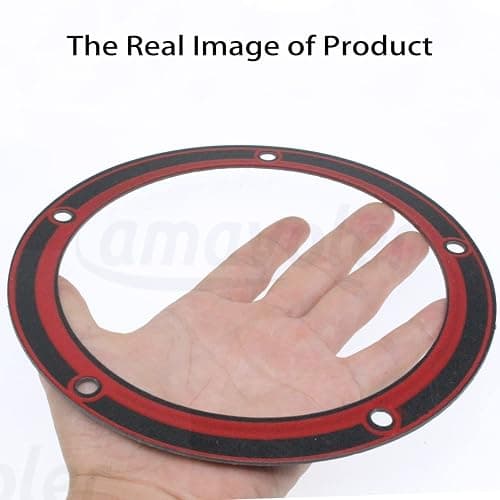 amavoler 5 Holes Twin Cam Derby Cover Gasket Fits for Harley Touring Dyna Electra Glide Softail Fatboy FXD 1999-2016 25416-99X. (1 pcs) thumbnail 6