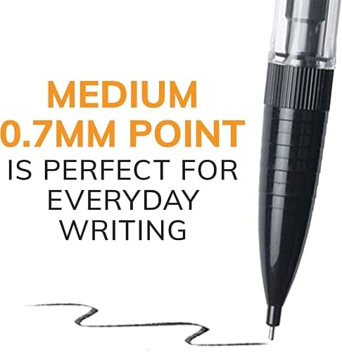 BIC Mechanical Pencils #2 Extra Smooth, 0.7 mm Medium Point, Transparent Barrels with Assorted Colored Clips - Bulk Pack of 80 Lead Pencils thumbnail 3