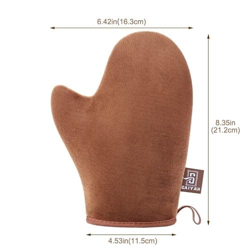 GAIYAH Self Tanning Mitt Applicator Self Tanner Mitt Applicator Tanning Mitts Self Tanner With Thumb Ultra Soft Tanning Glove For Self Tan Mitt thumbnail 5