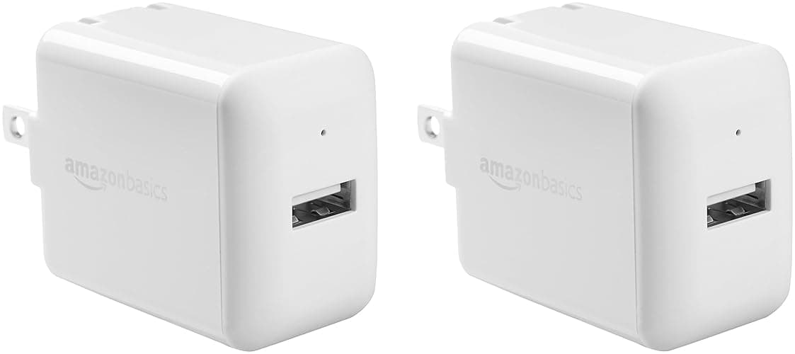 Amazon Basics 12W USB-A Wall Charger