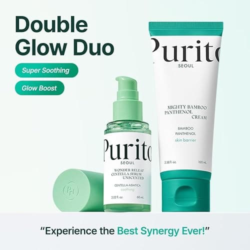 PURITO Centella Unscented Serum, 34,860 ppm Centella, Facial Serum for Sensitive Skin & Acne-Prone Skin, Soothing Serum, Vegan & Cruelty-Free, Korean Skincare, 2 fl.oz / 60ml thumbnail 6