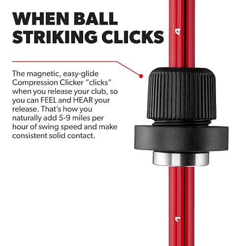 Performance Golf Click Stick - Swing Trainer for Automatic Release I Auditory Feedback I Core Golf Swing Mechanics Improvement thumbnail 2