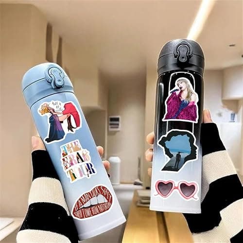 JXJMYU 100pcs Tayloris Music Sticker for Adult, Female Pop Singer Ablum Stickers for Teen Girl, Waterproof Vinyl Sticker for Water Bottle Laptop Phone Party Favors thumbnail 6