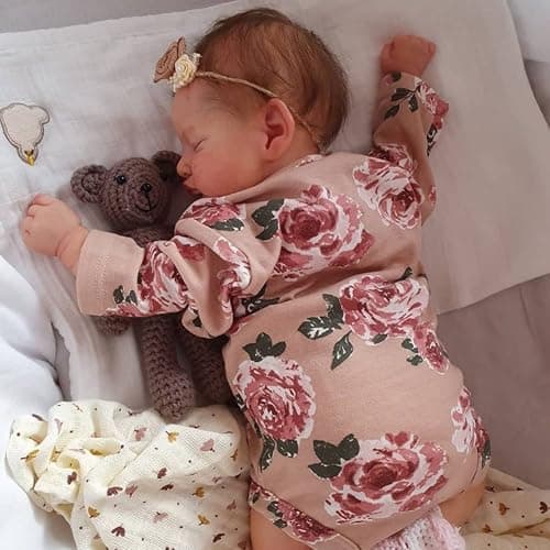 Lonian 20 inch 50cm Reborn Toddler Doll Baby Soft Vinyl Silicone Real Life Like Looking Newborn Dolls Magnetic Pacifier Birthday Gifts Toys thumbnail 4