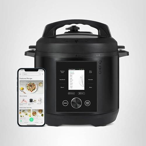 CHEF iQ Smart Pressure Cooker with WiFi and Built-in Scale - Easy-to-Use 10-in-1 Multicooker with 500+ Guided Recipes - Rice Cooker, Slow Cooker, Instant Meals for Foodies - 6 Quart - Family Size thumbnail 10
