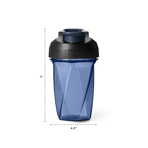 YETI Yonder Helimix Vortex Blender Shaker Bottle Holds up to 20oz | No Blending Ball or Whisk | USA Made | Portable Pre Workout Whey Protein Drink Shaker Cup | Dishwasher Safe, Charcoal thumbnail 3