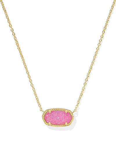 Kendra Scott Elisa Pendant Necklace for Women, Fashion Jewelry, 14k Gold-Plated