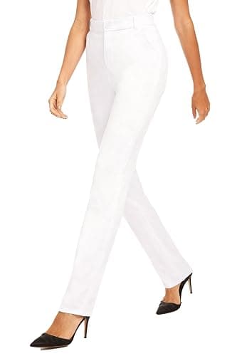 iChosy Women's Stretchy Straight Leg Dress Work Pants Business Office Casual Slacks with Pockets thumbnail 8