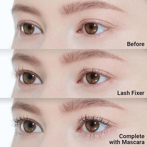 ETUDE Dr. Mascara Fixer for perfect lash, Mascara primer, Curl Hold | Clear mascara primer adds volume, holds curls all day, prevent smudging, 0.203 fl oz, Transparent thumbnail 3