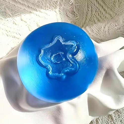 Taba Squishy ,Stress Ball,Kawaii Squishies Silicone Toys,Stress Relieving Fur Ball OPP Packaging Gifts|Squishy Fidget Toys for Anxiety&Relaxation|Perfect Desk Accessory for Adults(Big Blueberry) thumbnail 4