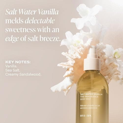 Saltair Body Mist 2 Pack - Fine Fragrance, Lightweight Body Spray Mist with Salt Water Vanilla Scent. Long Lasting Perfume Mist. 2x 8oz Bottles thumbnail 5