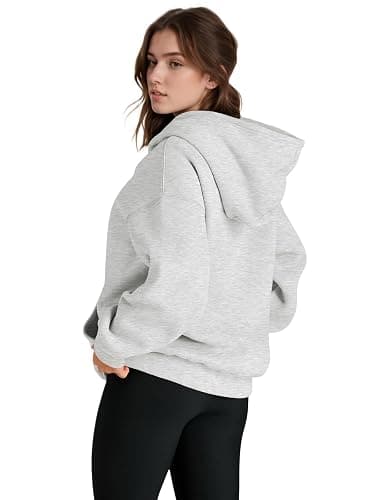 Baonmy Oversized Hoodies Fleece Sweatshirts Women Hoodies Long Sleeve Sweaters with Pocket Fall Clothes thumbnail 5