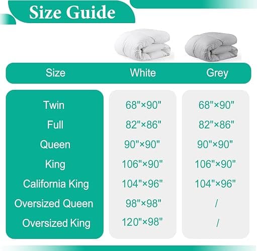 APSMILE Queen Size Feathers Down Comforter - Ultra Soft All Seasons 100% Organic Cotton Feathers Down Duvet Insert Medium Warm Quilted Bed Comforter with Corner Tabs (90x90,Ivory White) thumbnail 9