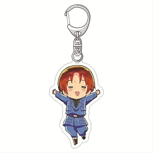 GO2COSY Set of 7 Anime Axis Powers Hetalia Acrylic Keychain Pendant Key Chain Style A thumbnail 4