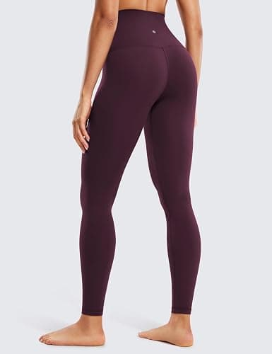 CRZ YOGA Butterluxe Super High Waist Leggings 28" - Full Length Buttery Soft Womens Yoga Pants Over Belly thumbnail 2