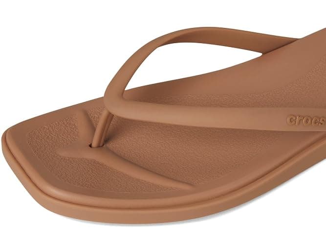 Crocs Women's Miami Flip Flops | Square Toe Flat | 360 Degree Comfort | Croslite Foam Footbed thumbnail 6