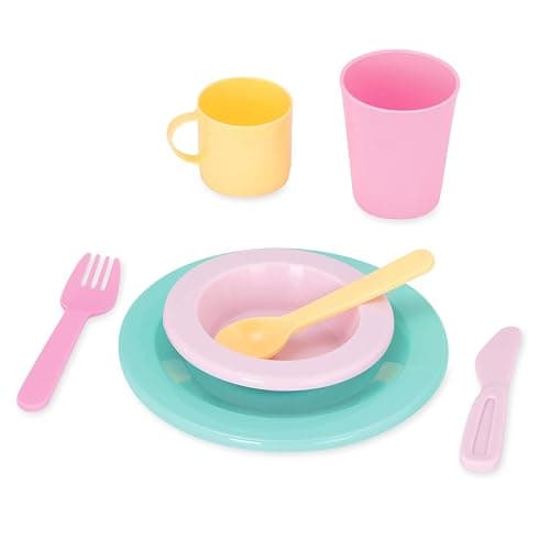 Battat – Play Circle – Dish Set – Plates, Cups, and Tea Party Toys – Kitchen Toys for Toddlers – Pretend Play – 3+ Years(34 Pieces) thumbnail 10