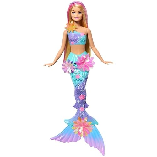 Barbie Fantasy Mermaid Flower Feature Doll | Fashion Doll With Surprise Flower Feaure, Includes Pearl Headband Accessory, Ages 3+, JDM72 - Image 1
