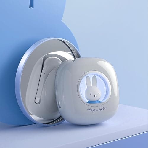 Miffy Bluetooth Wireless Earbuds Headset (Bule)，IPX5 Waterproof Ear Buds Headphones thumbnail 3