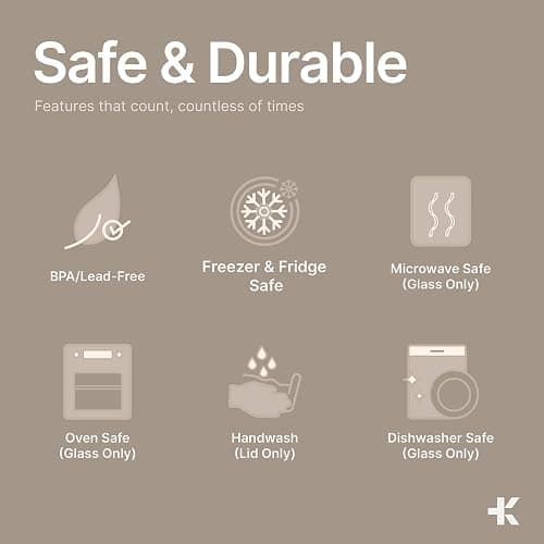 Bakken Borosilicate Glass Food Storage Containers with Lids 24 Pieces, BPA-Free Stackable Lunch & Leftover Containers, Microwave, Freezer & Dishwasher Safe, 100% Airtight Leak-Proof, Black thumbnail 6