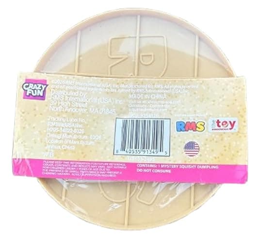 Crazy Fun Mystery Dumpling Squishy Toy 3.5 inch Diameter (Seashell Mystery), 1 Mystery Dumpling thumbnail 2