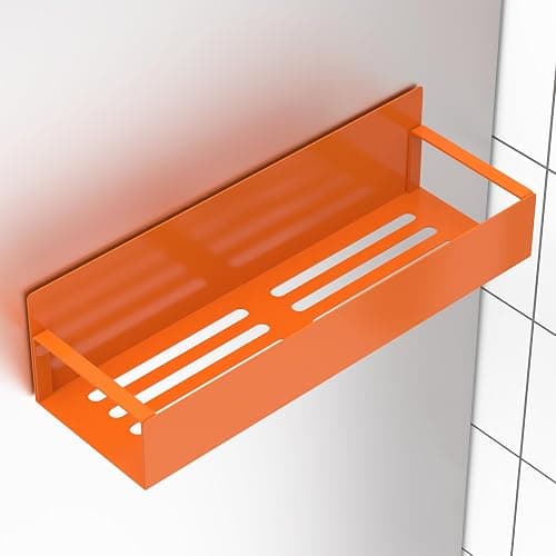 HuggieGems 4 Pack Magnetic Spice Storage Rack Organizer for Refrigerator and Oven, Orange Fridge Organizers and Storage thumbnail 6