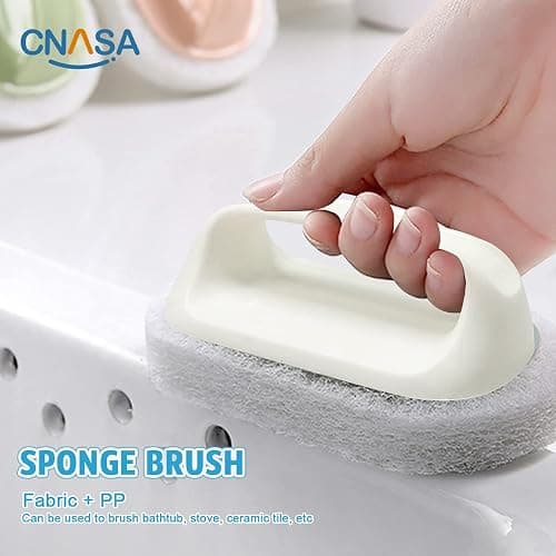 6 Pack Household Deep Cleaning Set - Kitchen, Bathroom & Floor Cleaning Brushes, Includes Scrub, Dish, Bottle, Grout, Crevice & Shoe Brushes thumbnail 5