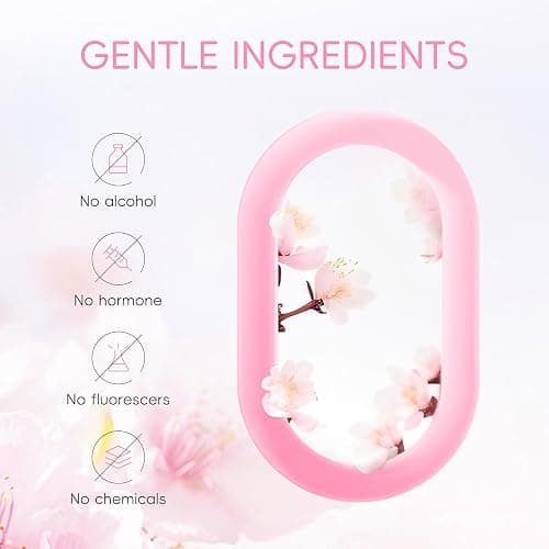 9PC Sakura Skin Care Set for Teen Girls, Japanese Skincare Gift Kit | Sakura skin care gift kit with cleanser, serum, cream, sunscreen, brush, headband, hair tie, card & bag for teen pamper thumbnail 9